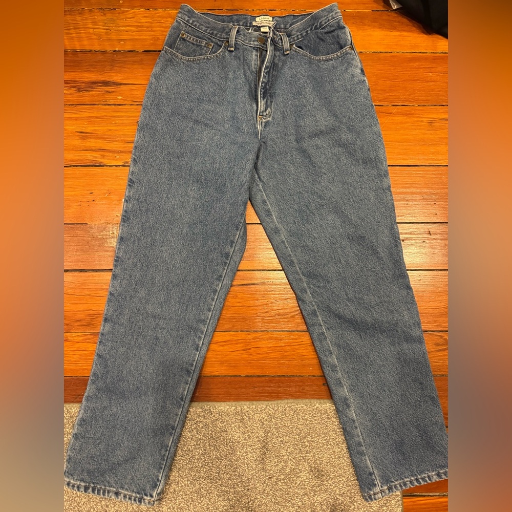Classic LL bean double lined Blue Denim Jeans